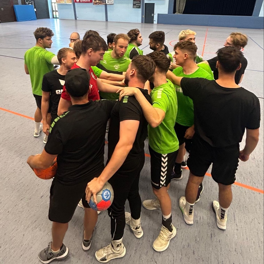 Trainingseinheit mit der 1. Herrenmannschaft