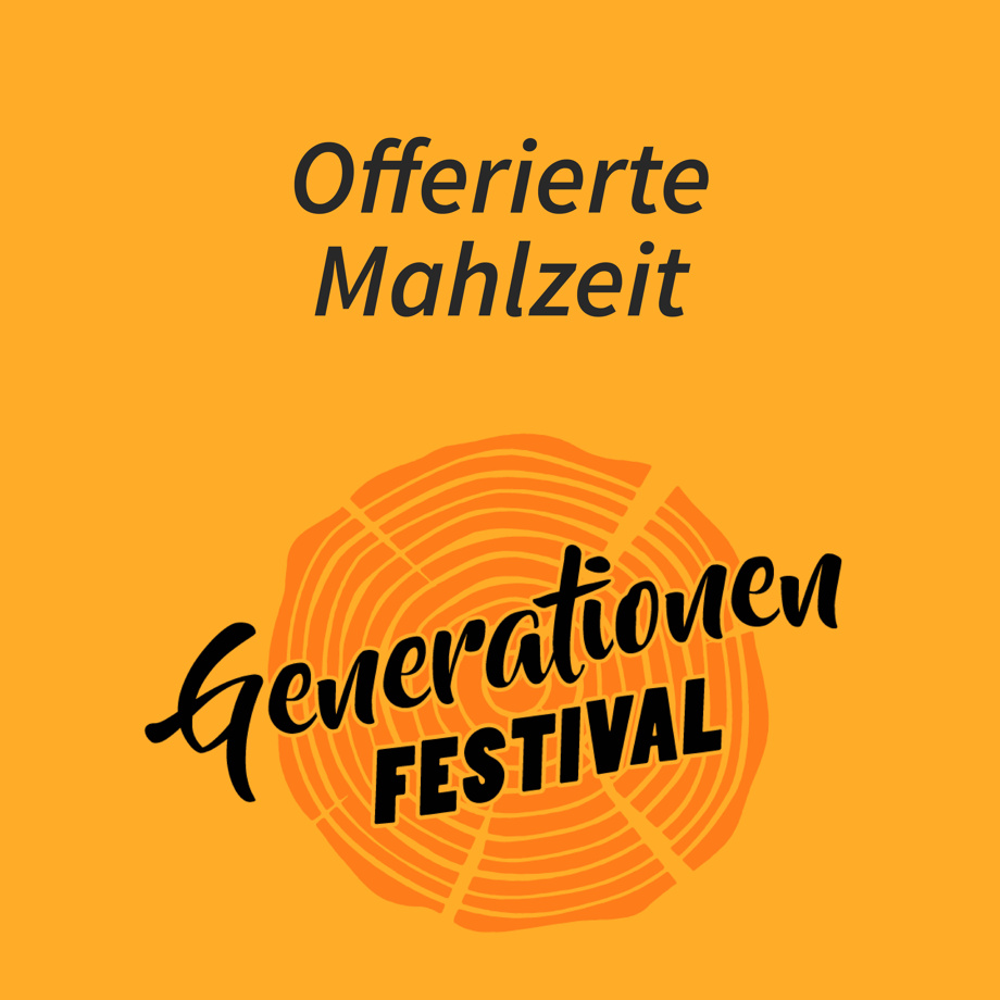 Mahlzeit am Generationenfestival
