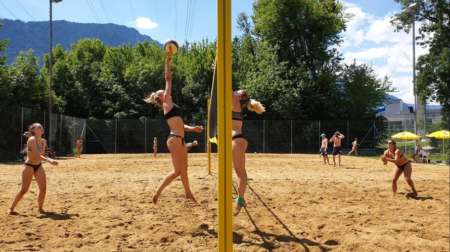 Neuer Sand für Beachanlage Chur