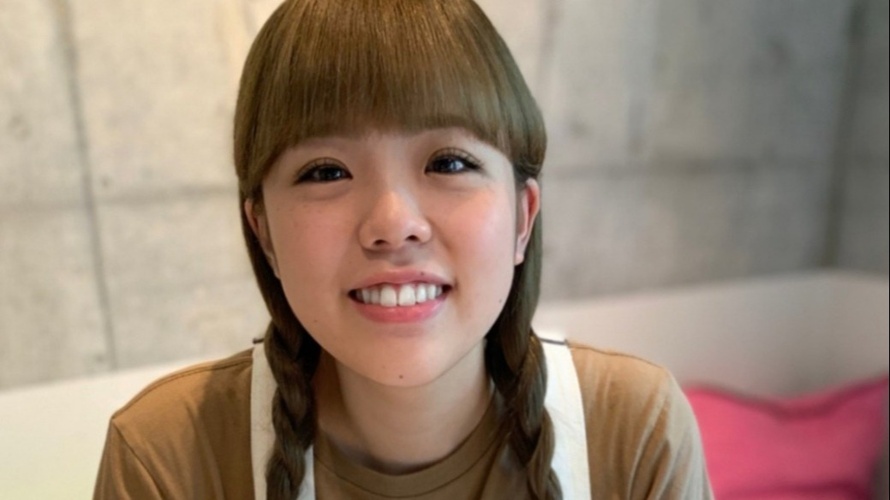 3 D-Latte Art Künstlerin Runa Kato aus Tokyo am Wiler Japanfest 2022
