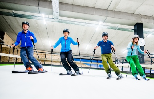Indoor Skiteppich für ganzjähriges und nachhaltiges Skitraining