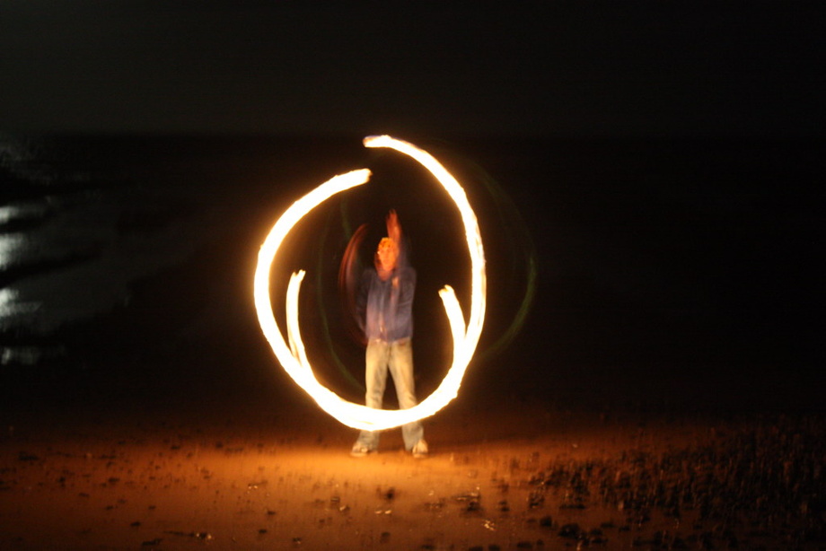 Lichtshow von einem Klienten