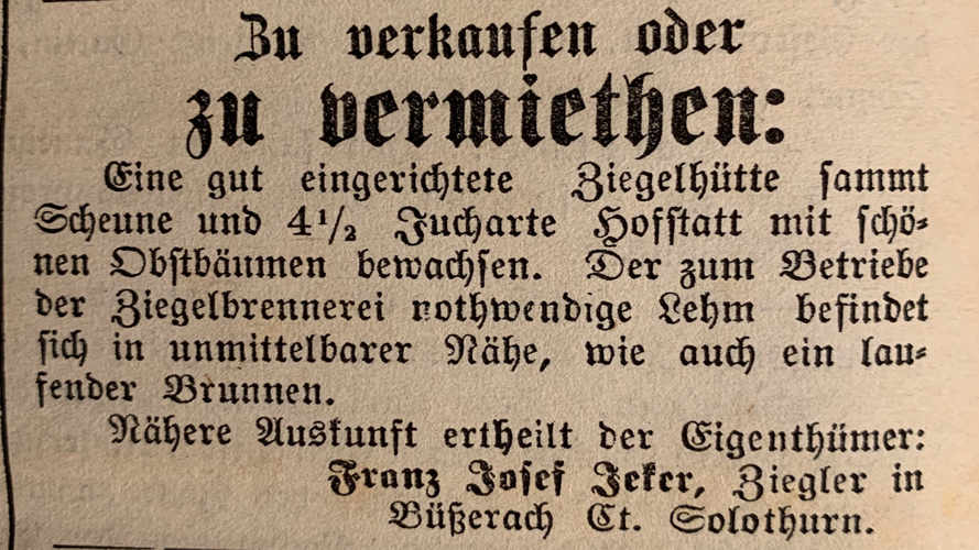 Zeitungsdigitalisierung Birsbote Birsthaler