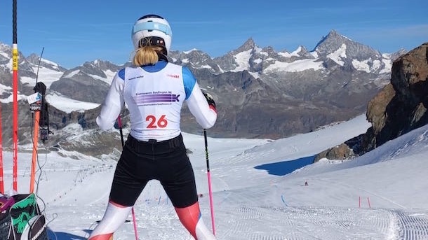 Mit deiner Unterstützung an mein erstes Weltcuprennen, Melanie Michel