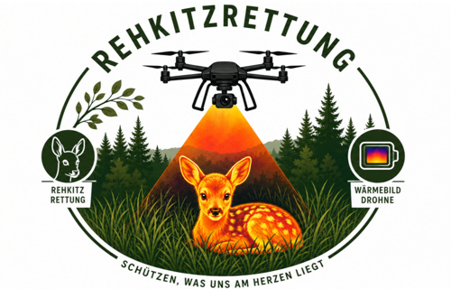 Rehkitzrettung mit Wärmebilddrohne