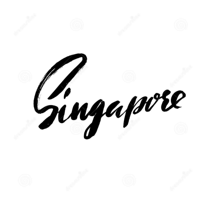 Postkarte aus Singapur von allen Teilnehmern unterschrieben