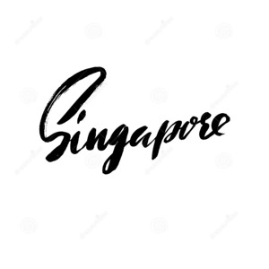 Postkarte aus Singapur von allen Teilnehmern unterschrieben