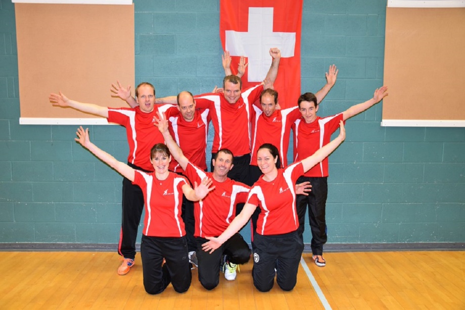 Unterschriftenkarte Swiss Badminton Team SVSE