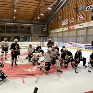 Eishockeytraining mit dem KSC I