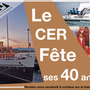 Invitation à notre fête des 40ans sur le bateau Genève.