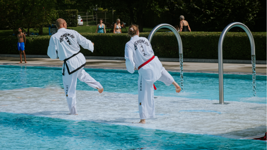 Wasserolympiade für die ganze Familie