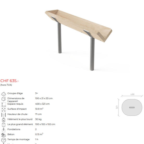 Elément pour créer un ruisseau