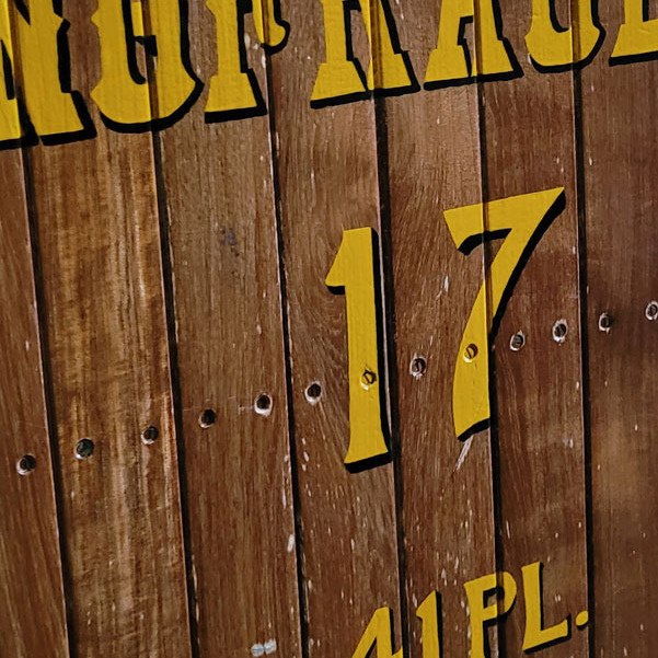 Nennung auf Sponsorentafel