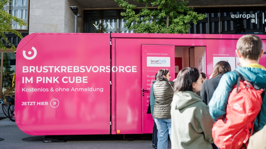 PINK CUBE Test Your Breast – Gemeinsam gegen Brustkrebs ❤️