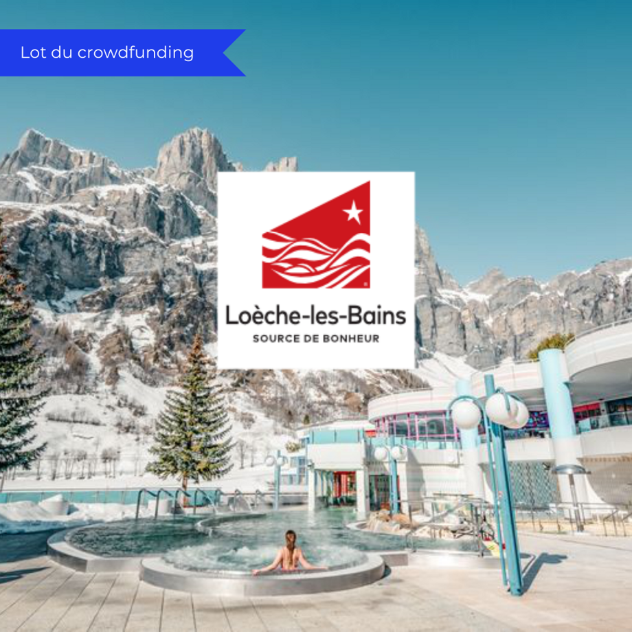 Entrée aux bains de Loèche + carte postale