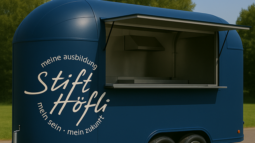 Mobiler Pop-up-Laden für das Stift Höfli