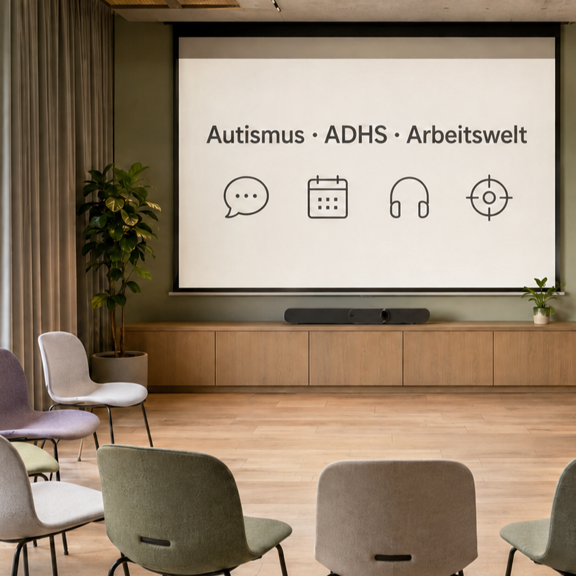 Fachinput für Unternehmen: Autismus, ADHS und neurodivergenzfreundliche Arbeitsplätze