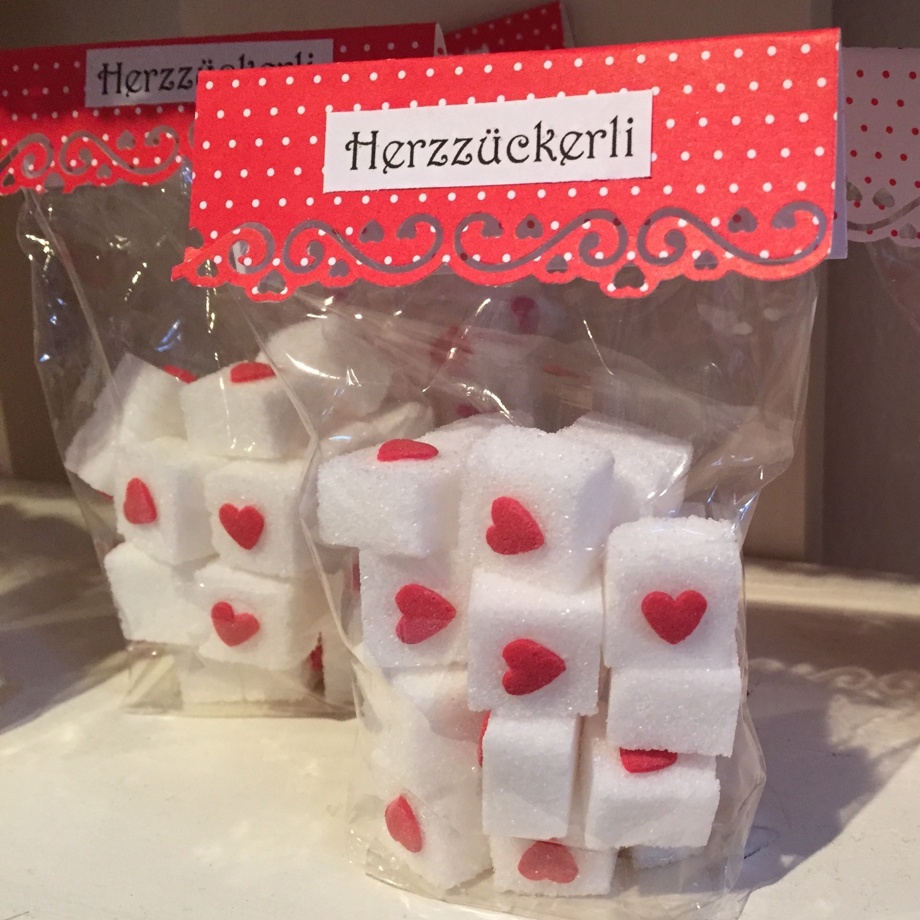 Herz-Zückerli aus eigener Kreawerkstatt