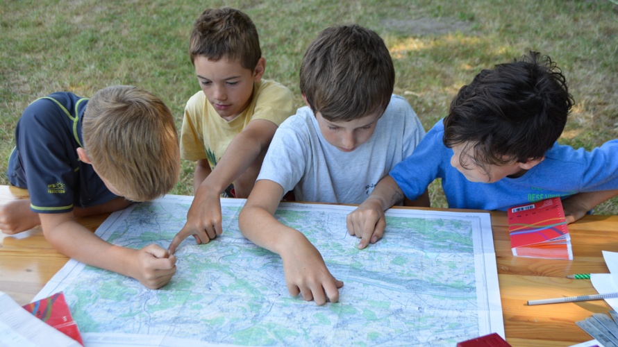 Pfadilager im internationalen Pfadizentrum