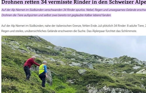 Neue Drohne für Rehkitzrettung und Rehkitzrettung+