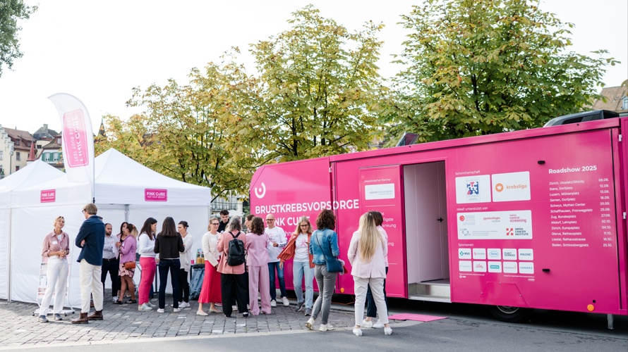 PINK CUBE Test Your Breast – Gemeinsam gegen Brustkrebs ❤️