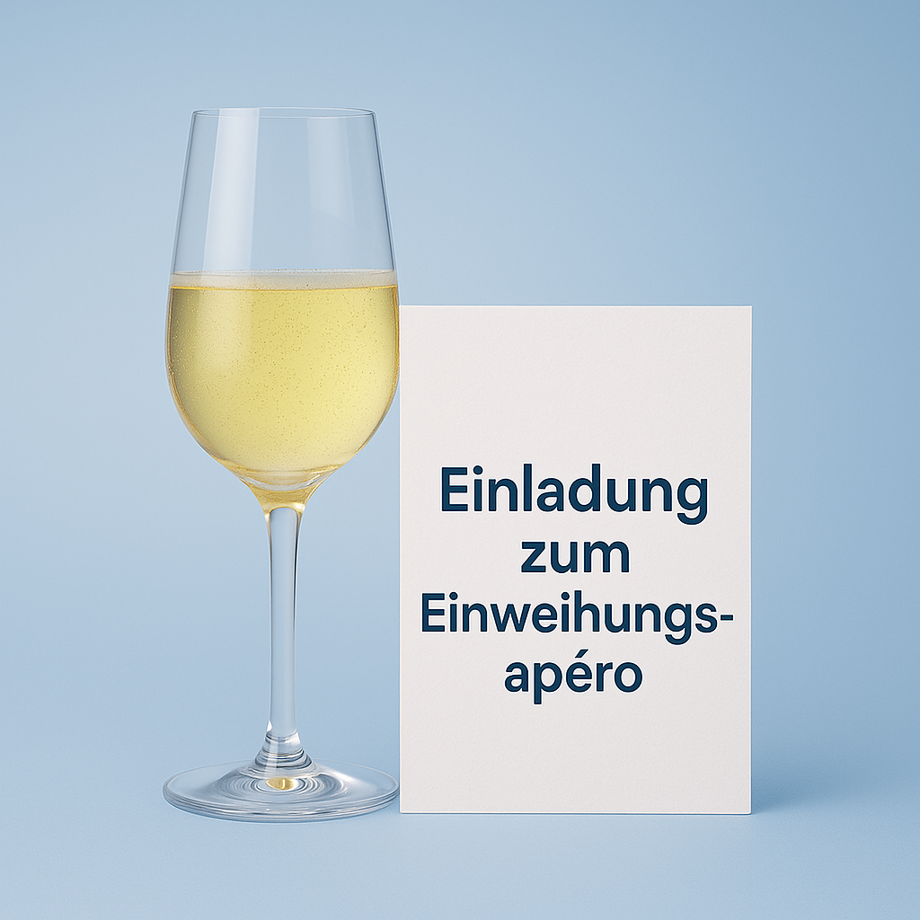 Einladung zum Einweihungsapéro