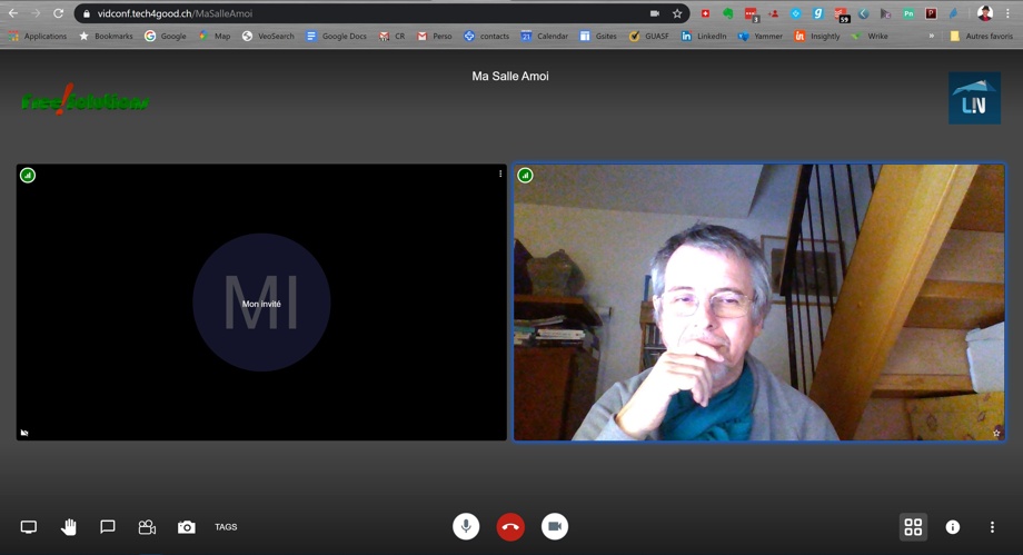 Ta salle virtuelle personnalisée pour 2 personnes