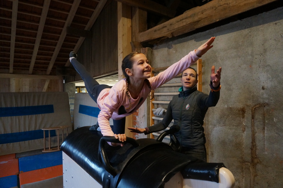 Ein Voltige Schnuppertraining für eine Person