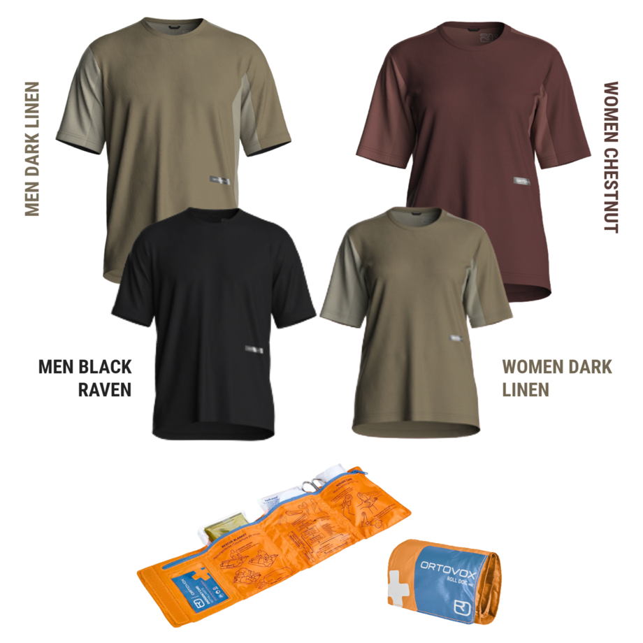 Supporter Wall Bundle: Ortovox Merino Bike Jersey & Safety Kit