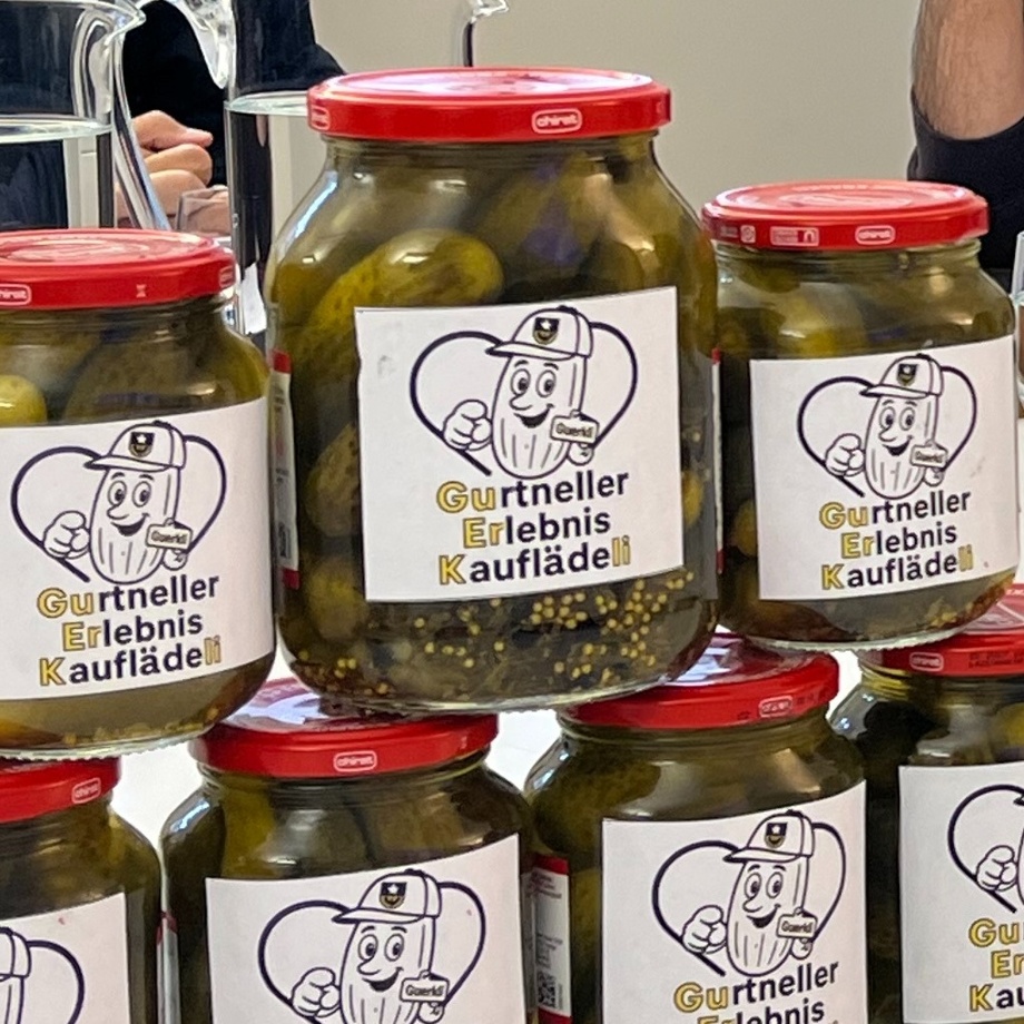 „Dein Gürkli-Glas“ - nummeriert nach Spendeneingang