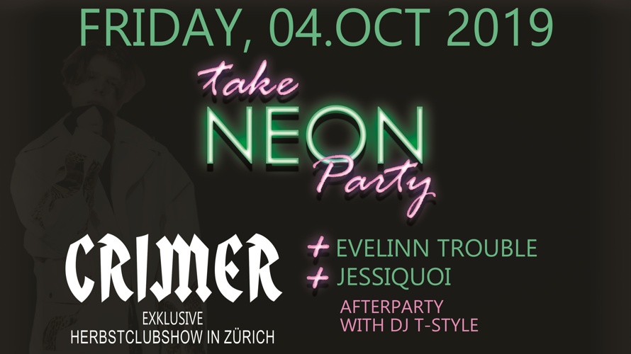 "Take Neon Party" Event mit TOP Live Acts und toller Kulisse