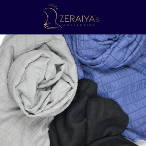 Ein Tuch von ZERAIYA`s Collection aus gewellter Baumwolle