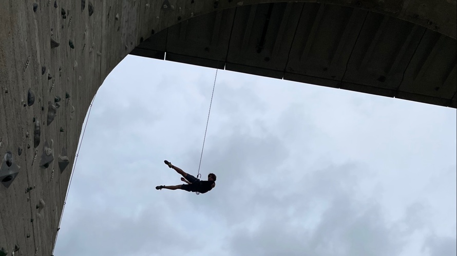 Klettern am Felsenauviadukt