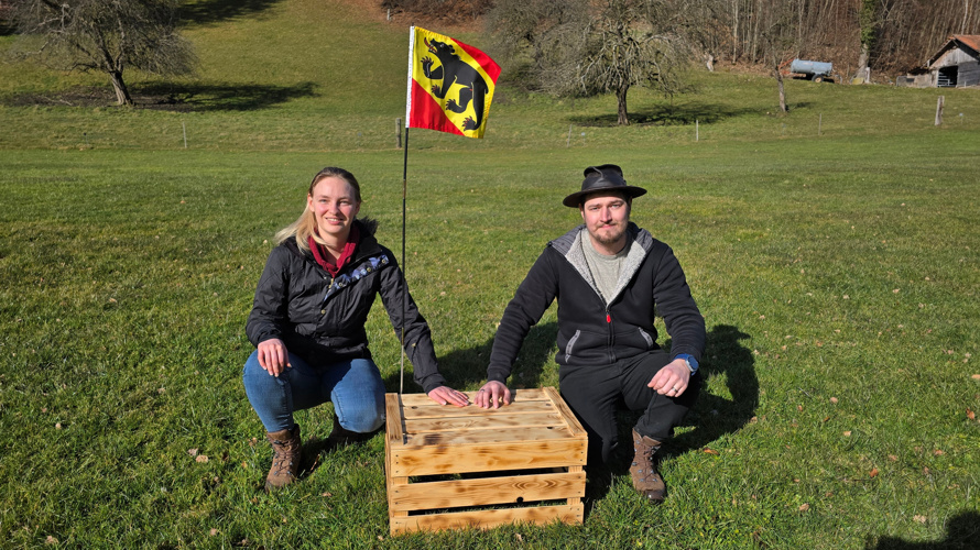 Rehkitzrettung mit einer Drohne in Vechigen und Umgebung
