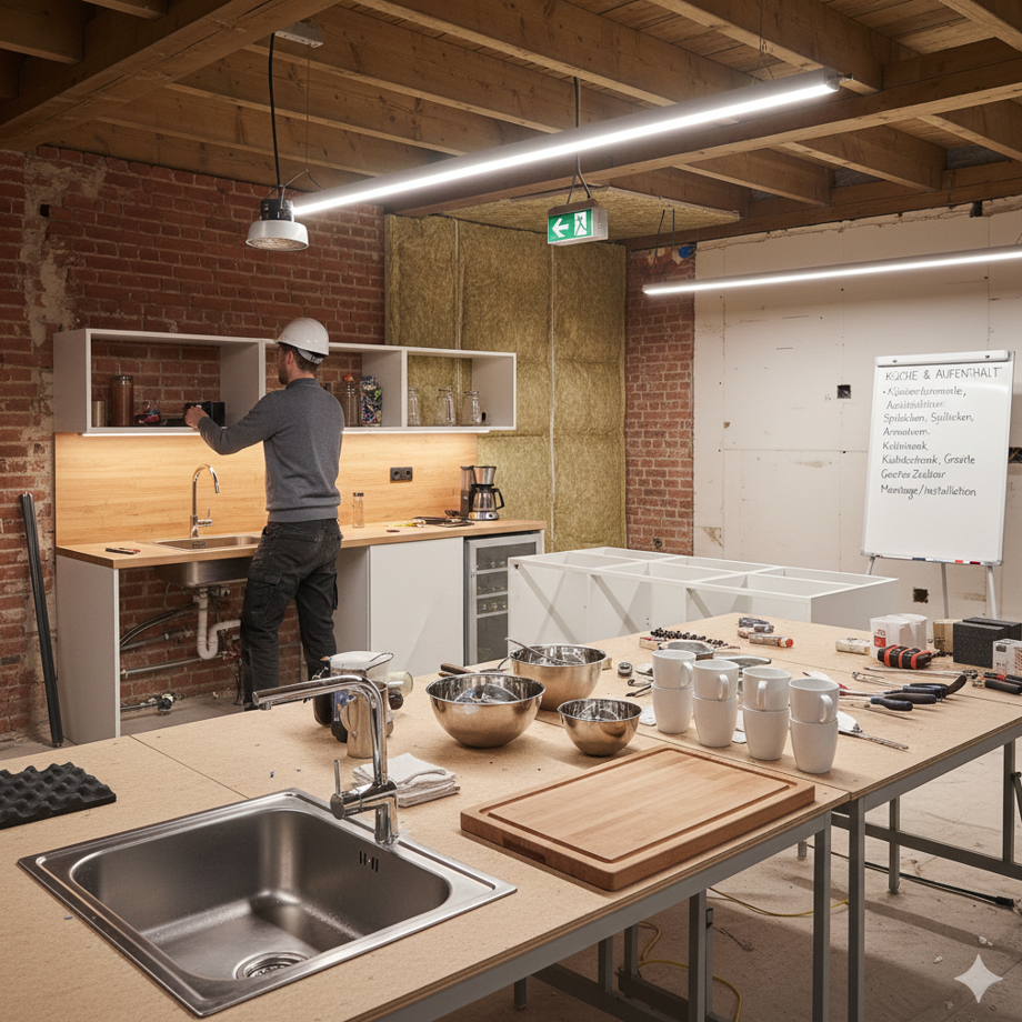 Küche / Bar / Aufenthaltsbereich