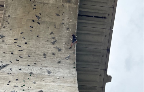 Klettern am Felsenauviadukt