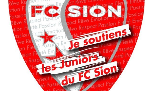 Soutenez l'achat des nouveaux équipements de nos juniors FC Sion