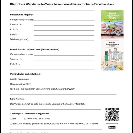 Juhui, "Meine besonderen Füsse" ist nun vorbestellbar