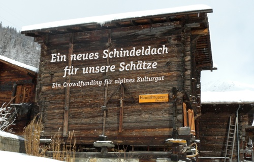 Ein neues Schindeldach für unsere Schätze