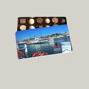 Boîte «Stadt Luzern» remplie de chocolats