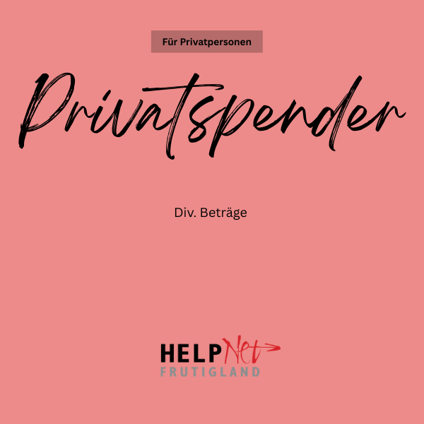 Spende Privatperson