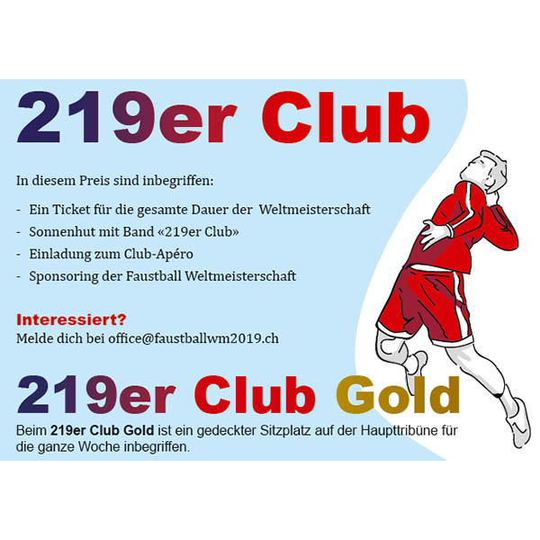 219er Club Mitgliedschaft