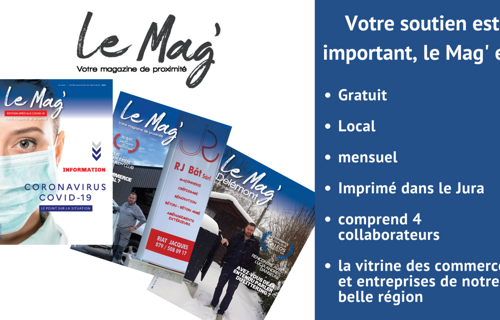 Soutenez Le Mag', votre magazine de proximité