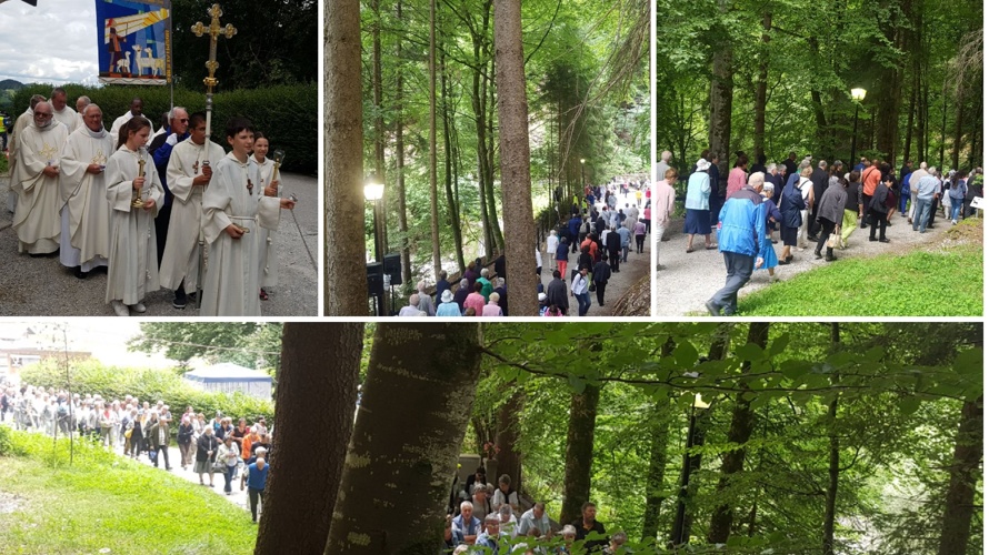 10e Pèlerinage à la grotte de Lourdes de Grandvillard 15.08.2021