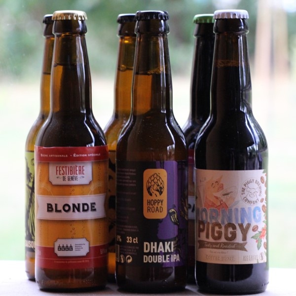 Pack de 6 bières artisanales, livré chez toi