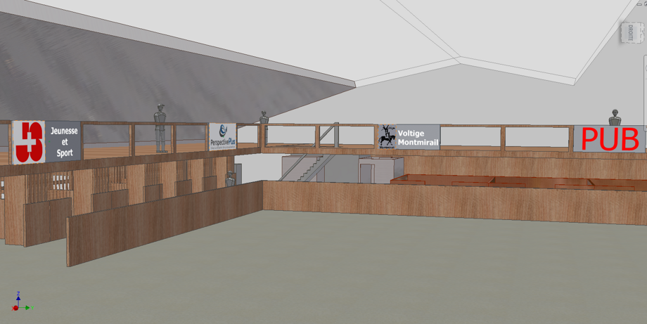 Ihre Werbeblache während einem Jahr in unserer Trainingshalle