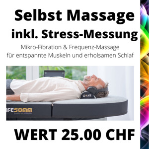 Selbst-Massage auf der Gesundheitsliege iLifeSOMM-30 Minuten