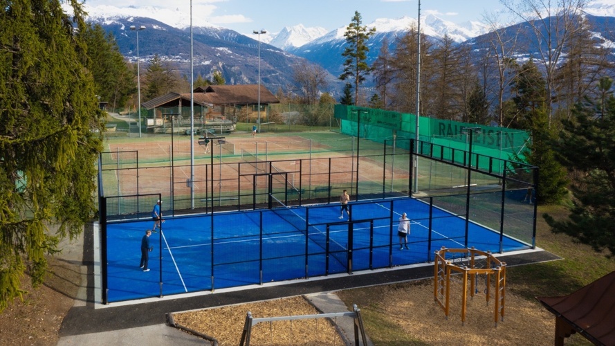 40 ans du TC Arbaz et construction d'un terrain de padel tennis