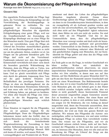 Maio und 23 Regionalspitäler wehren sich gegen die Ökonomisierung