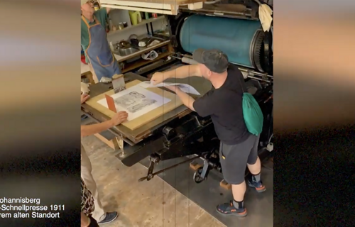 Druckatelier Johannisberg 1911